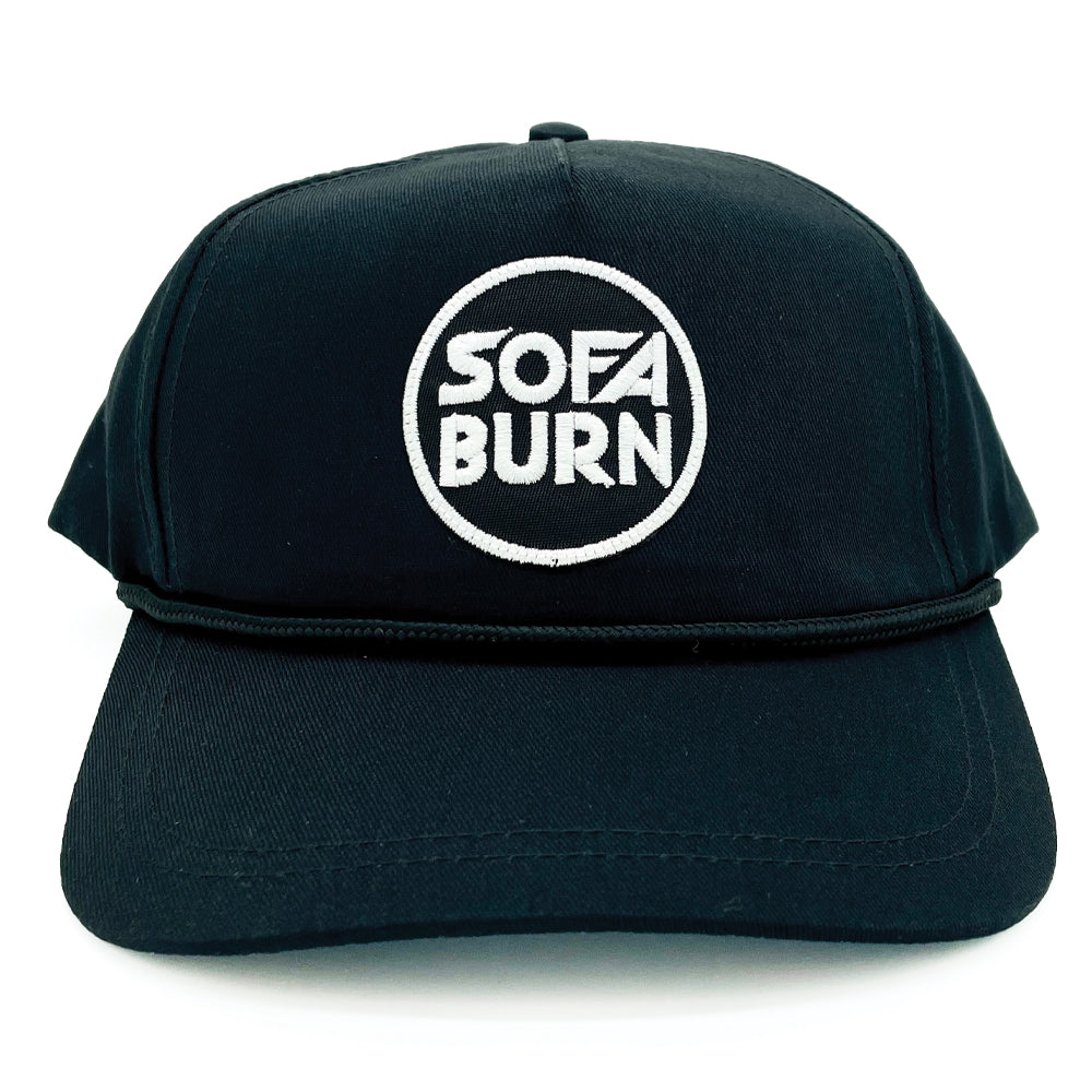 SofaBurn White Logo Patch Hat